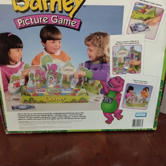 Vintage Barney Picture Game (1993). - Picture 2 of 8